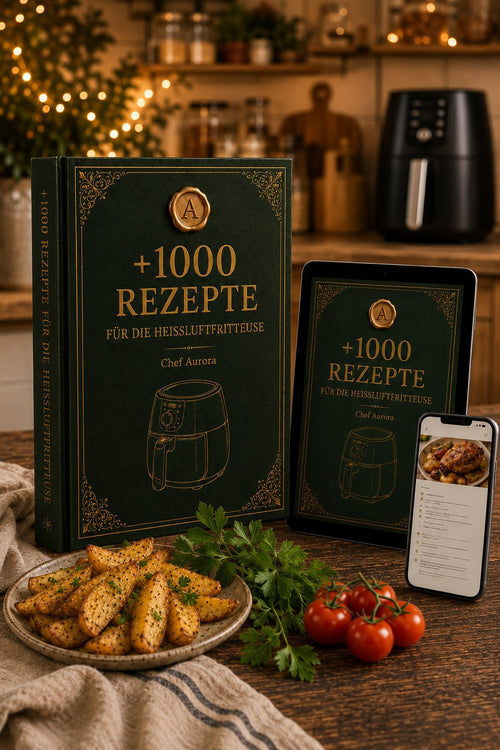 +1000 Rezepte für die Heißluftfritteuse - Chef Aurora