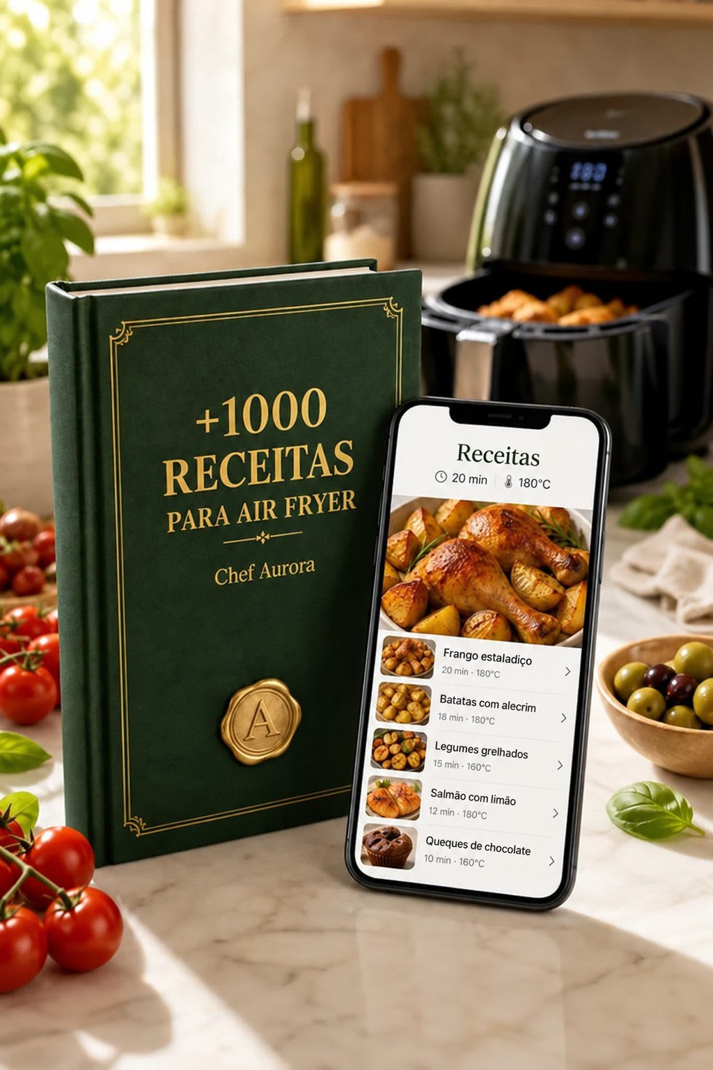 +1000 Receitas para Air Fryer · Chef Aurora
